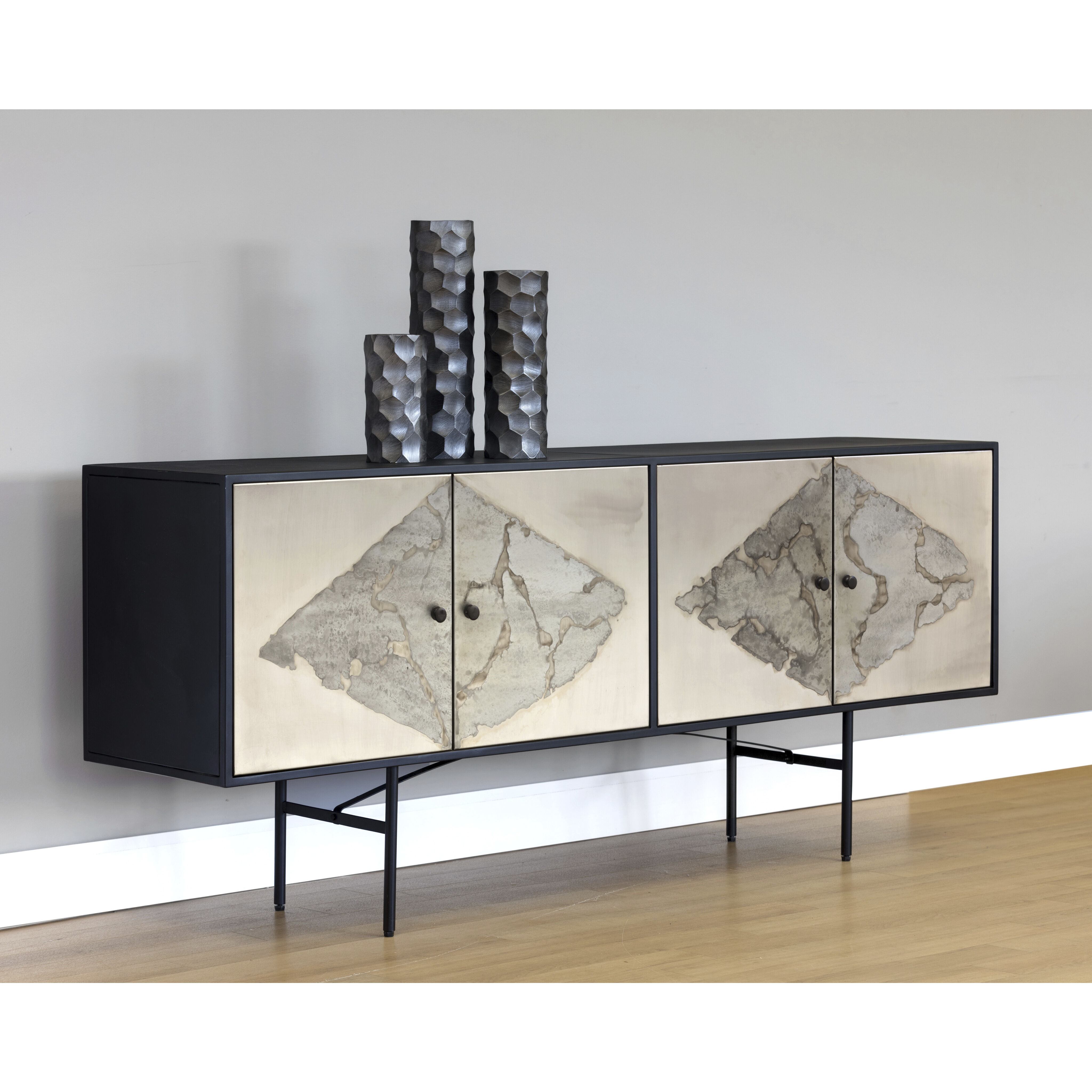 Arlington 72 X 17 inch Black Sideboard, Large